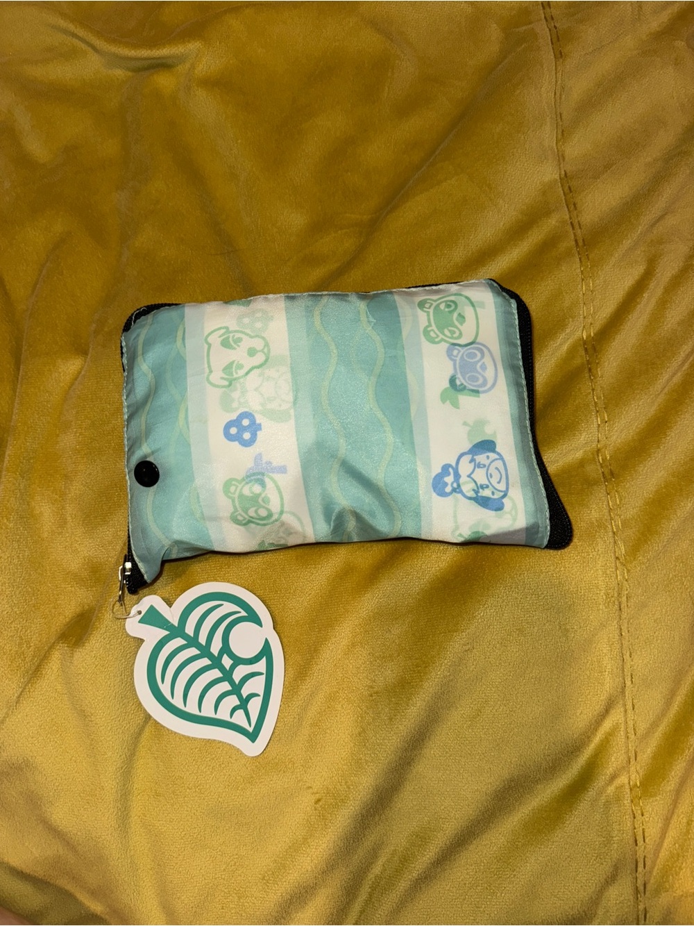 Animal Crossing Striped Character Drawstring Backpack - Picture 3 of 3